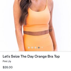 Pink lily Let’s Seize The Day Bra Top